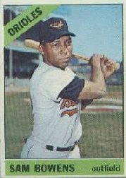 1966 Topps Baseball Cards      412     Sam Bowens
